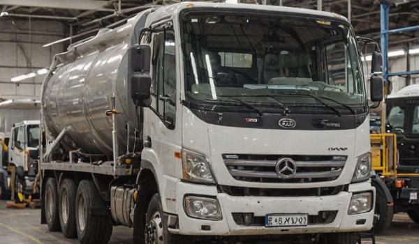 Modern truck repair facility with advanced equipment and professional technicians